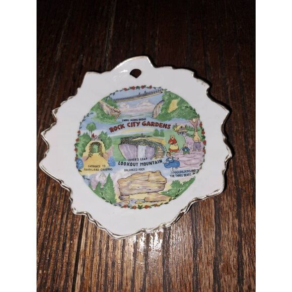 Vintage Rock City Lookout Mountain Chattanooga TN Cup & Saucer Set Made Japan - Picture 2 of 5